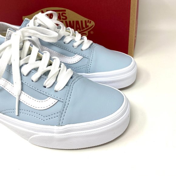 Vans Ballad Low Top Light Blue Old School Skateboarding Leather VN0A3WKT4Q0 - Picture 8 of 11